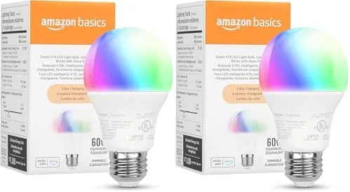 A smartphone timer app showing the scheduled routine times set for the smart bulb