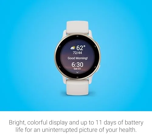 The vívoactive 5 showing a Body Battery screen with the energy level bar
