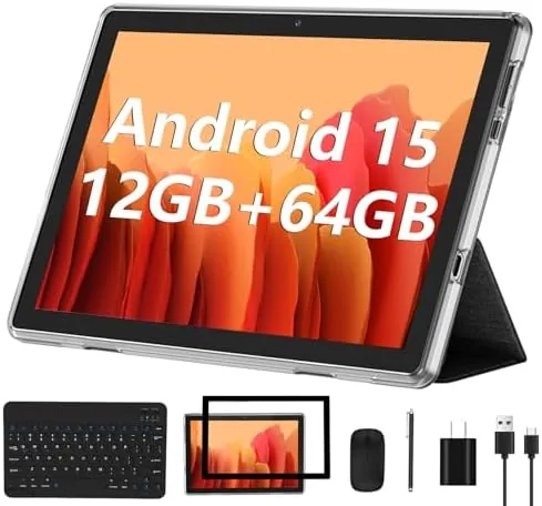 ECOPAD Android 15 Tablet, 10 Inch Tablets with Keyboard Mouse 12GB RAM + 64GB Review: Tested and Rated