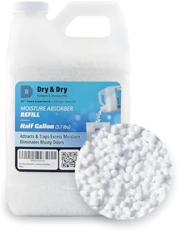 Dry & Dry Moisture Absorbers Refill Beads (3.7 LBS) - Fragrance Free, Moisture Absorber Review: Tested and Rated
