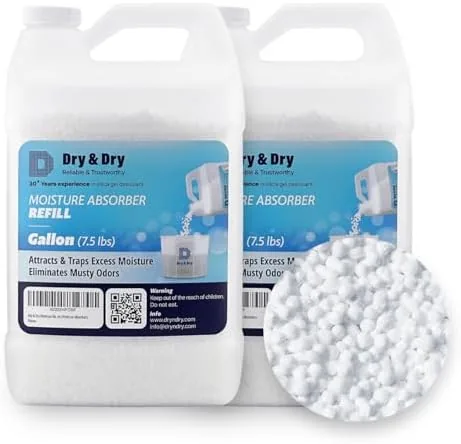 Testing the Dry & Dry Moisture Absorbers Refill Beads (3.7 LBS) over two weeks