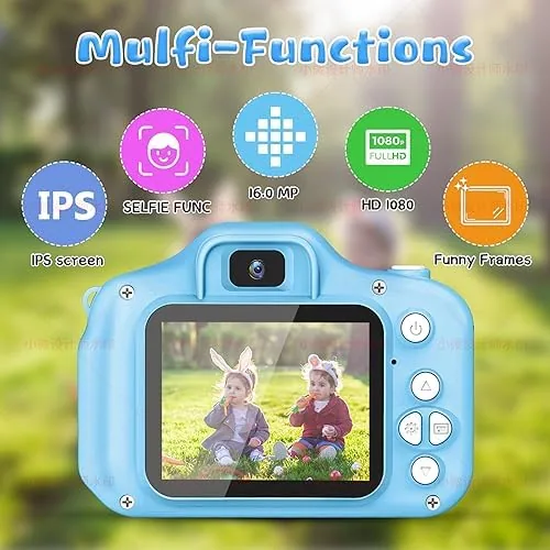Close look at the Kids Camera for Boys and Girls, GPOSY Digital Camera for build quality