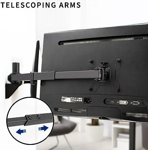 Another view of the VIVO Premium Dual 21 to 32 inch LCD LED Monitor