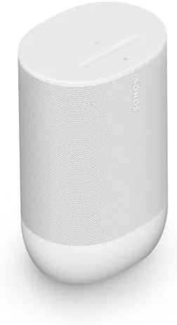 Overview of the Sonos Move 2 - White - Wireless Portable Bluetooth Speaker