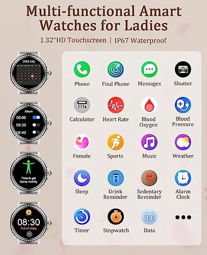 Testing the Smart Watch for Men Women(Answer/Make Call), Bluetooth Smartwatches for iPhone over two weeks