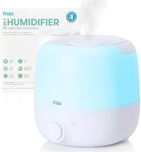 Testing the Frida Baby 3-in-1 XL Top Fill Cool Mist Humidifier for over two weeks