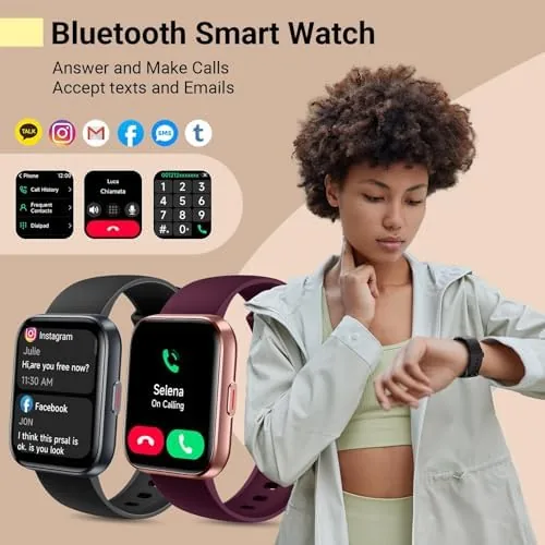 Close look at the Smart Watches for Women, Smart Watch for Android Phones & build quality