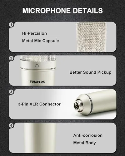 TM87KB microphone being used for a podcast recording