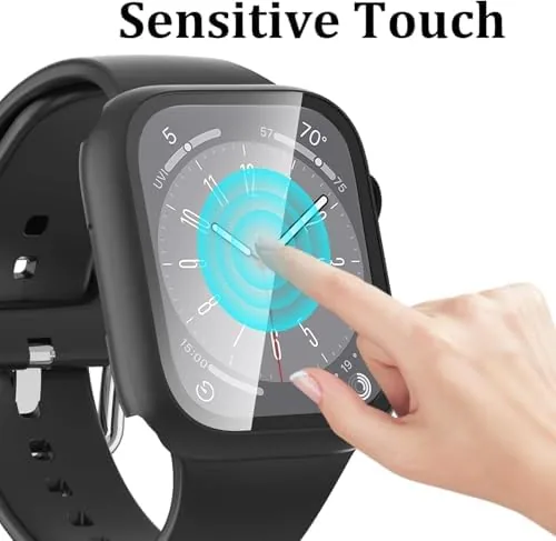 The 6-Pack Case with Tempered Glass Screen Protector Compatible with Apple in real use