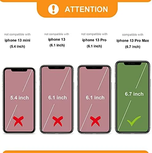 Close look at the Bocasal Crossbody Wallet Case Card Holder for iPhone 13 Pro build quality