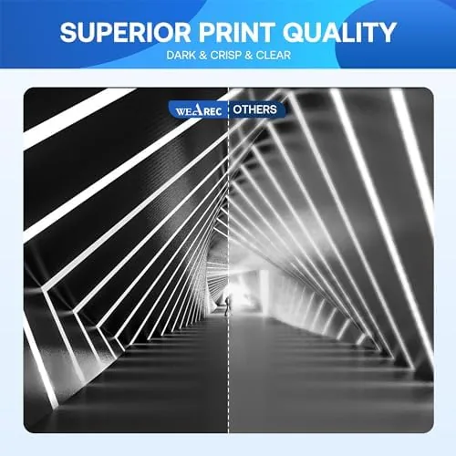 The WEAREC Compatible Toner Cartridge Replacement for Brother TN436 TN436BK TN433 in real use