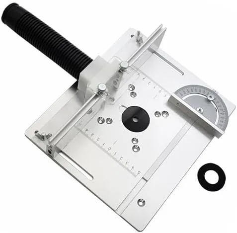 Router Table Insert Plate, 9.4x7.9x0.2 Inch Aluminum Alloy Woodworking Router Table Flip Plate With Review: Tested and Rated