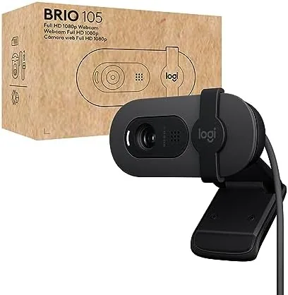 Overview of the Logitech Brio 105 Full HD 1080p Business Webcam with Auto-Light