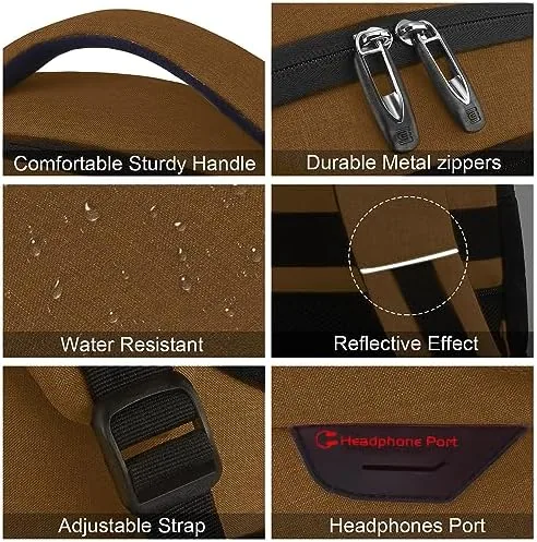 The Laptop Backpack,Business Travel Anti Theft Slim College Backpack | Water in real use