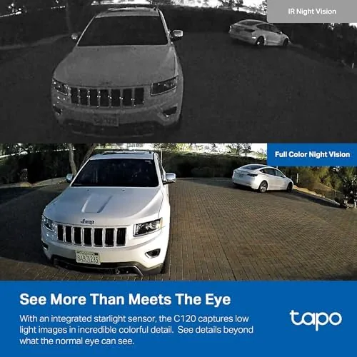 Tapo C120 camera head swiveling on its mount