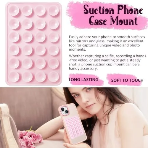 Close look at the LvShuLiangPin Anteel Silicone Suction Phone Case Mount, Silicon Adhesive Phone build quality