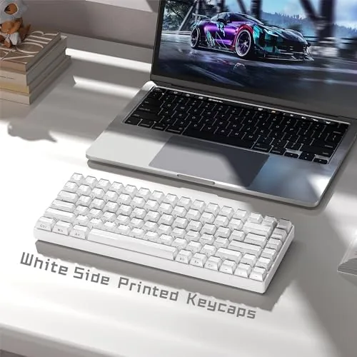 The Womier Keycaps - Lusterfly Jelly Keycaps White 60 65 75 compared in context