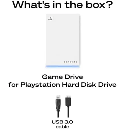 Close look at the Seagate 2TB Game Drive for PlayStation | USB 3.0 (STLV2000101) build quality