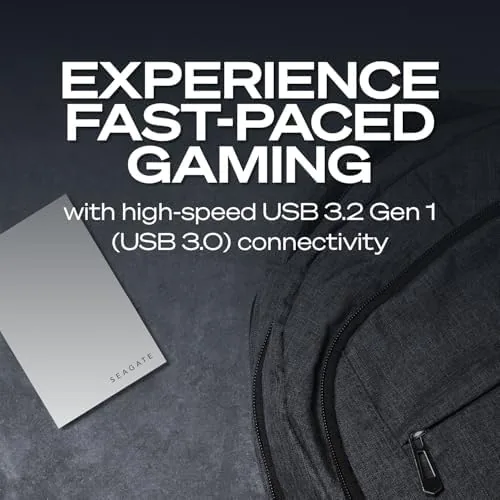 Another view of the Seagate 2TB Game Drive for PlayStation | USB 3.0 (STLV2000101)