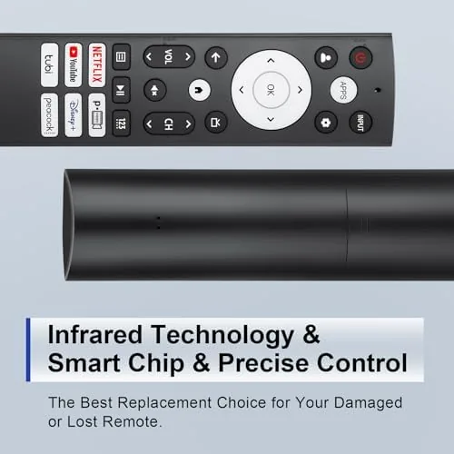 The replacement remote next to the first party remote and a generic universal remote