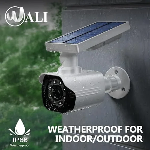Another view of the WALI Solar Powered Fake Camera with Motion Sensor Floodlight, 2