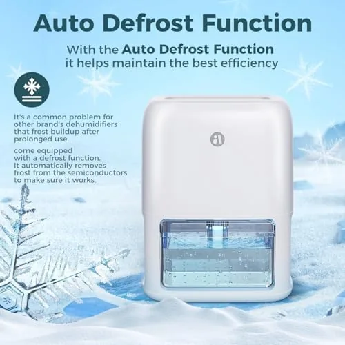 The 60 OZ Dehumidifiers for Home, Dual-Semiconductor Quiet Dehumidifier with Timer compared in context