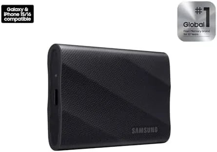 Close look at the SAMSUNG T9 Portable SSD 4TB, USB 3.2 Gen 2x2 External build quality