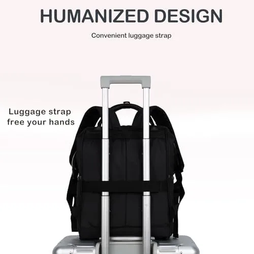 The KROSER Laptop Backpack 17" Stylish Backpack Work Bag for Men/Women-Quilted compared in context