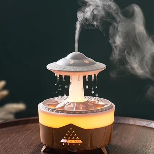 Raindrop Humidifier for Bedroom, 350ml Cool Mist Humidifier with Essential Oil Diffuser, 7 Colors Review: Tested and Rated
