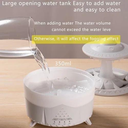 The Raindrop Humidifier for Bedroom, 350ml Cool Mist Humidifier with Essential compared in context