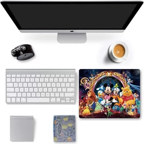 The Anime Landscape Mouse Mat, Non-Slip Rubber Base for Laptop & in real use