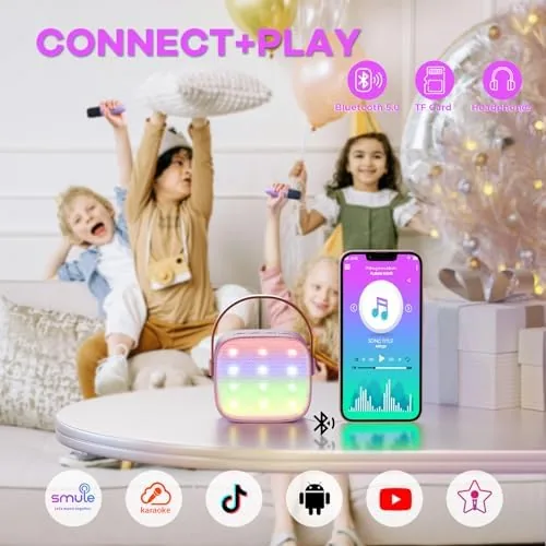 The YLL Karaoke Machine for Kids, Birthday Gifts for Girls Ages in real use