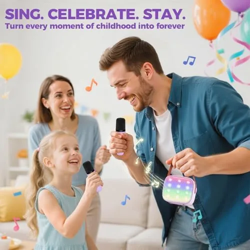 The YLL Karaoke Machine for Kids, Birthday Gifts for Girls Ages compared in context