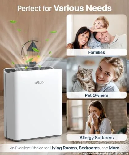 Testing the Afloia Air Purifier for Large Rooms Up to 2,000 Sq. over two weeks