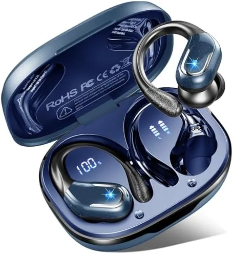 Wireless Earbud, Bluetooth 5.4 Headphones IP7 Waterproof Sport, 75Hrs Running Wireless Earphones with ENC Review: Tested and Rated