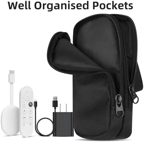 The Travel Case for Roku Streaming Stick & Voice Remote Controller in real use