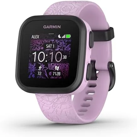 Garmin Bounce™, Kids Smartwatch, Two-Way Text and Voice Messaging, Location Tracking, Lilac Floral | Review: Tested and Rated