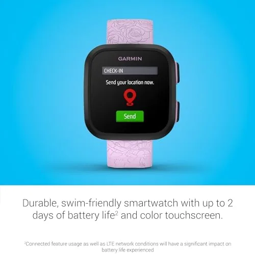 The Garmin Bounce™, Kids Smartwatch, Two-Way Text and Voice Messaging, Location in real use
