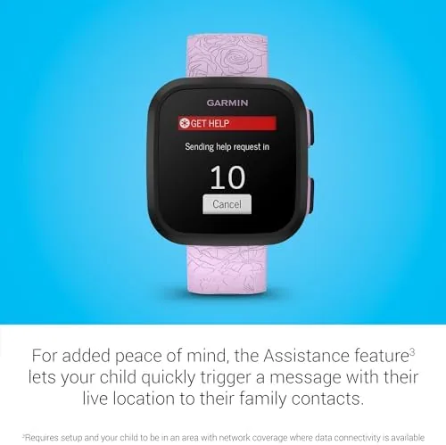 Another view of the Garmin Bounce™, Kids Smartwatch, Two-Way Text and Voice Messaging, Location