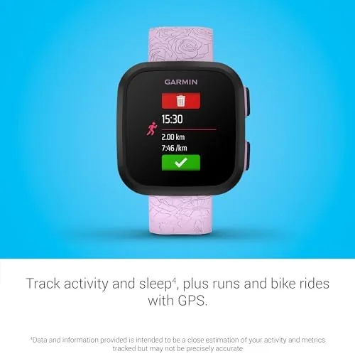 The Garmin Bounce™, Kids Smartwatch, Two-Way Text and Voice Messaging, Location compared in context