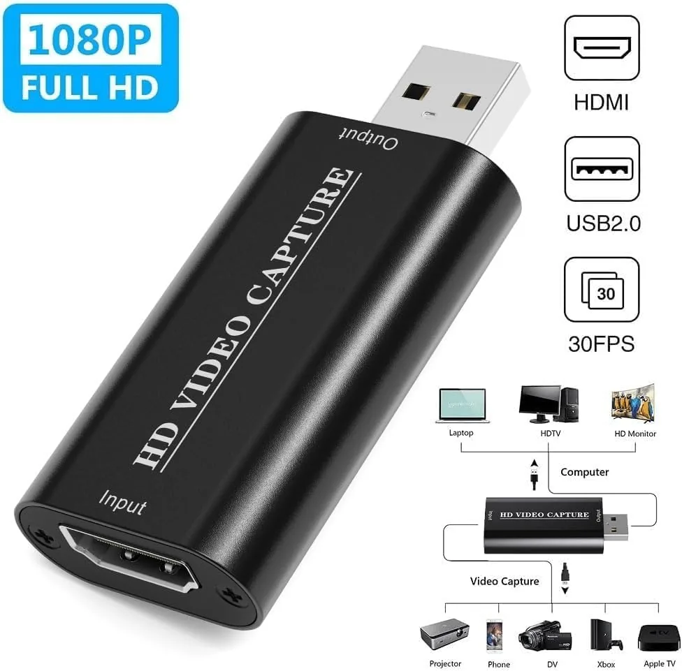 The VIXLW 4K HDMI Video Capture Card, Cam Link Card, HDMI compared in context