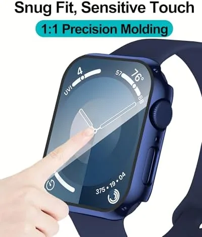 Another view of the Smiling 2 Pack Case Compatible with Apple Watch Series 9