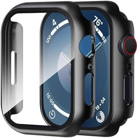 Testing the Smiling 2 Pack Case Compatible with Apple Watch Series 9 over two weeks