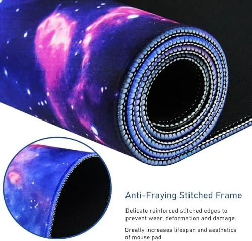 Close look at the Large Extended Gaming Mouse Pad with Stitched Edges, (31.5X15.7In) Durable build quality