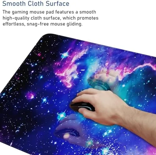 Another view of the Large Extended Gaming Mouse Pad with Stitched Edges, (31.5X15.7In) Durable