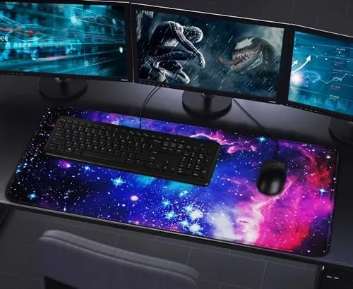 Testing the Large Extended Gaming Mouse Pad with Stitched Edges, (31.5X15.7In) Durable over two weeks