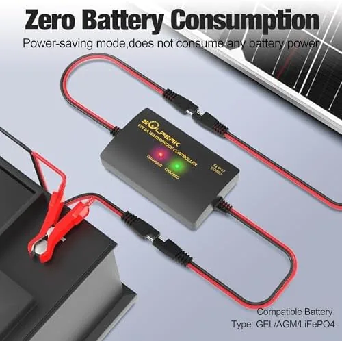 Testing the 25W 12V Solar Battery Charger, Waterpoof Solar Panel Kit with over two weeks