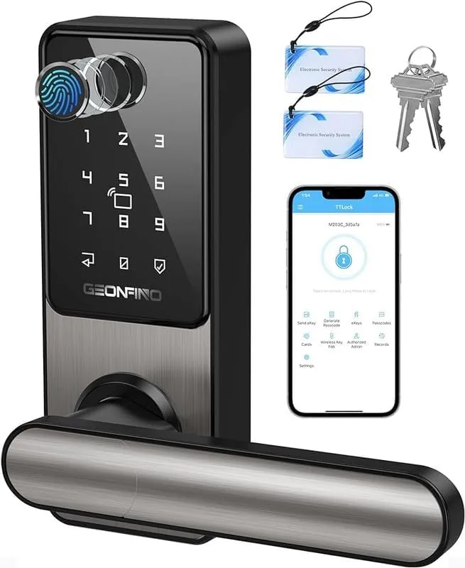 Smart Door Lock, Keyless Entry Door Lock with Handle | Black, Fingerprint Lock, Touchscreen Review: Tested and Rated
