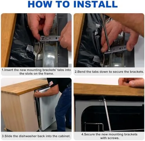The Replacement GE Dishwasher Mounting Bracket WD01X21740 for Hotpoint GE Dishwasher in real use