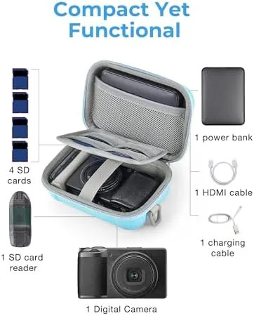 The BAGSMART Digital Camera Case, Small Camera Bag with 2 Carrying in real use
